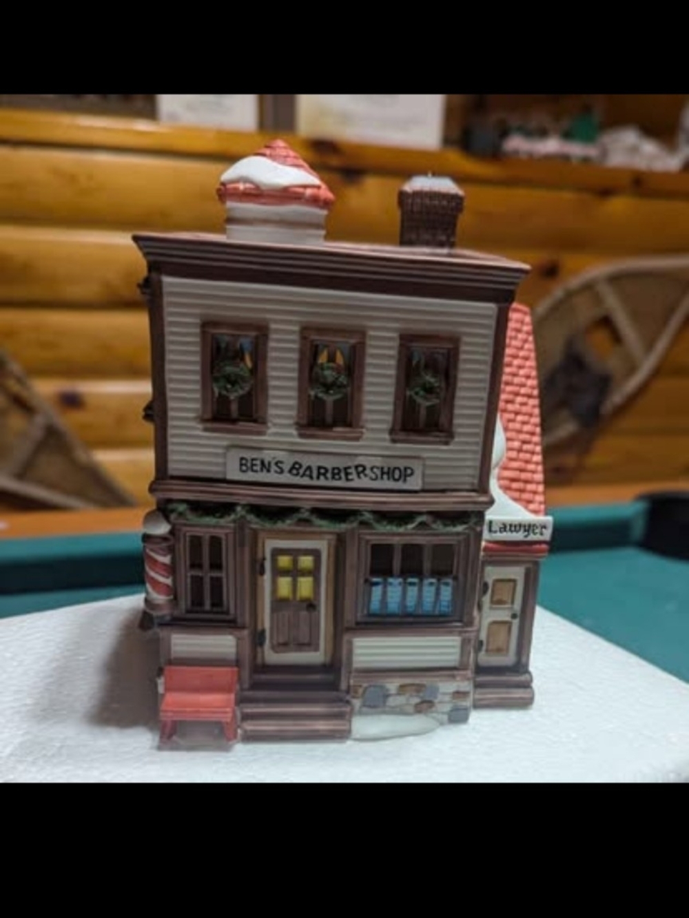 Department 56 - New England Village Series - Ben's Barber Shop
